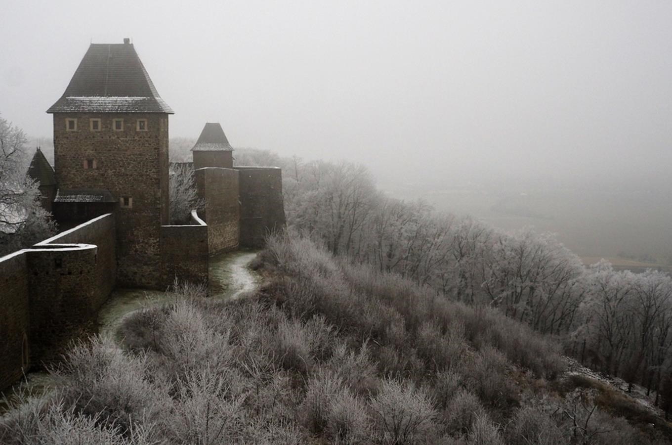 Novoroční výstup na hrad Helfštýn