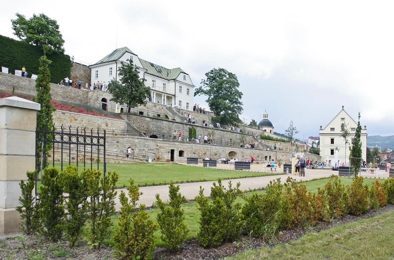 Jižní zámecké zahrady zámku Děčín