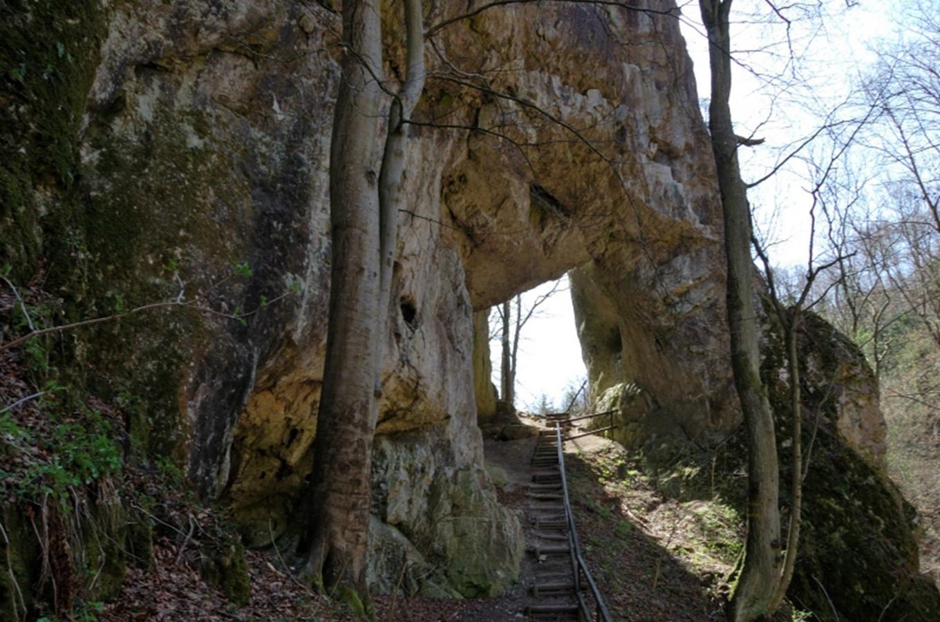 Zkamenělý zámek - mohutné vápencové skalisko