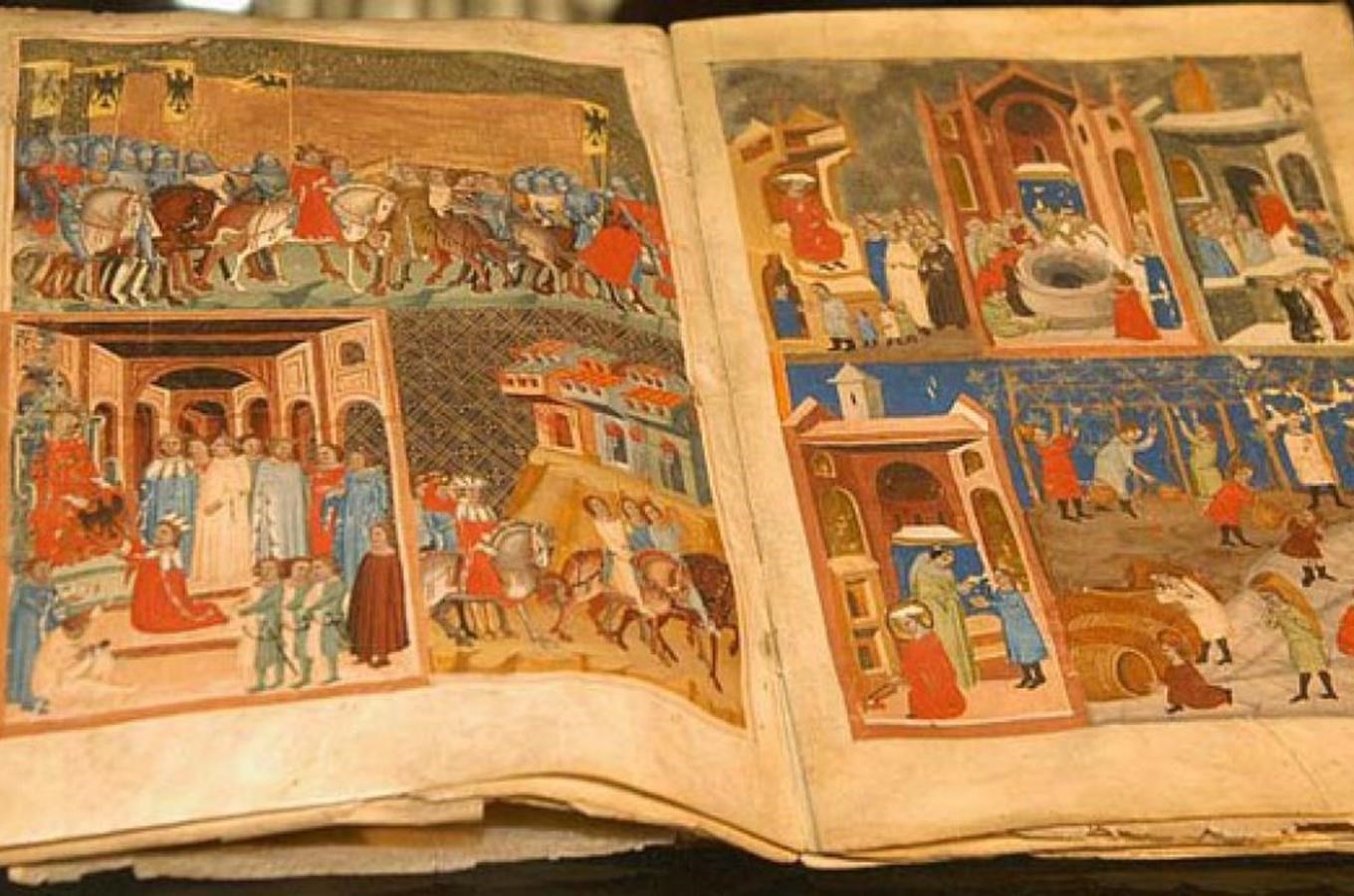 Vystavení originálů rukopisů v Klementinu