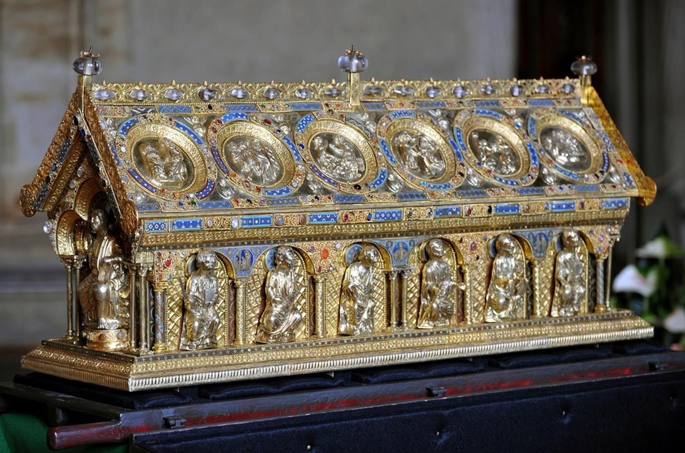Relikviář svatého Maura 20 let na zámku