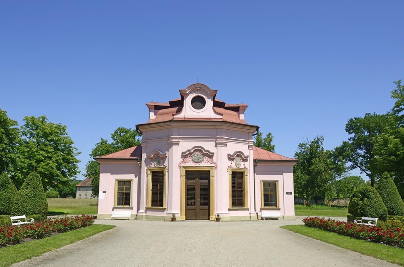 Barokní Salla Terrena na zámku Mnichovo Hradiště