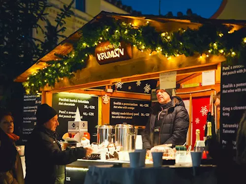 Český Krumlov - tradiční české Vánoce pod zámkem UNESCO
