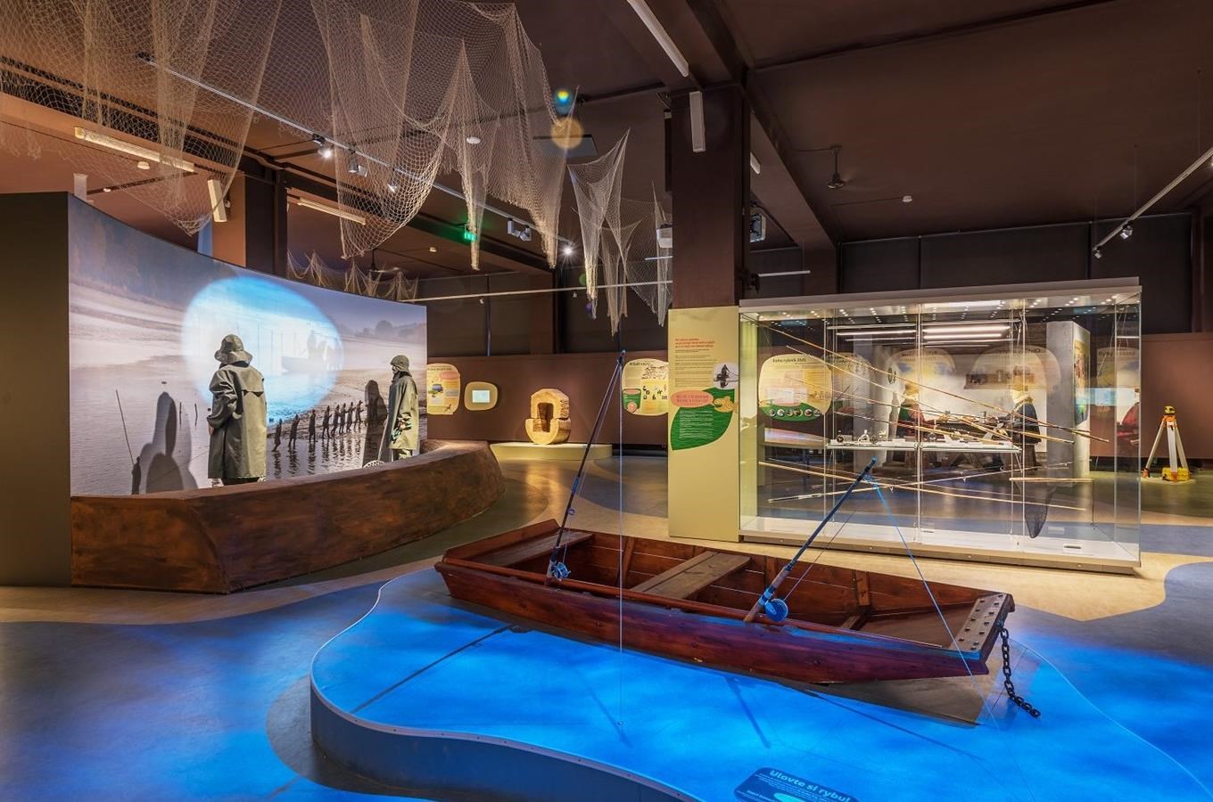 Expozice Rybářství v Národním zemědělském muzeu