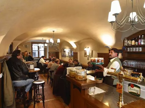 Restaurace U Pinkasů na pražském Novém Městě 
