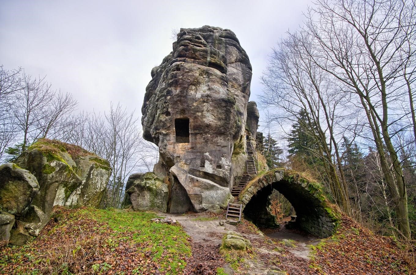 Zřícenina hradu Skály - Bischofstein