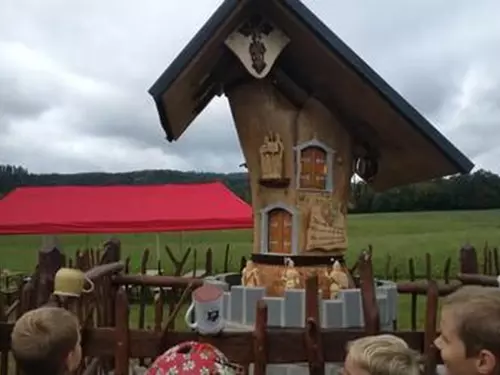 Pohádkový orloj v Zašové na Vsetínsku