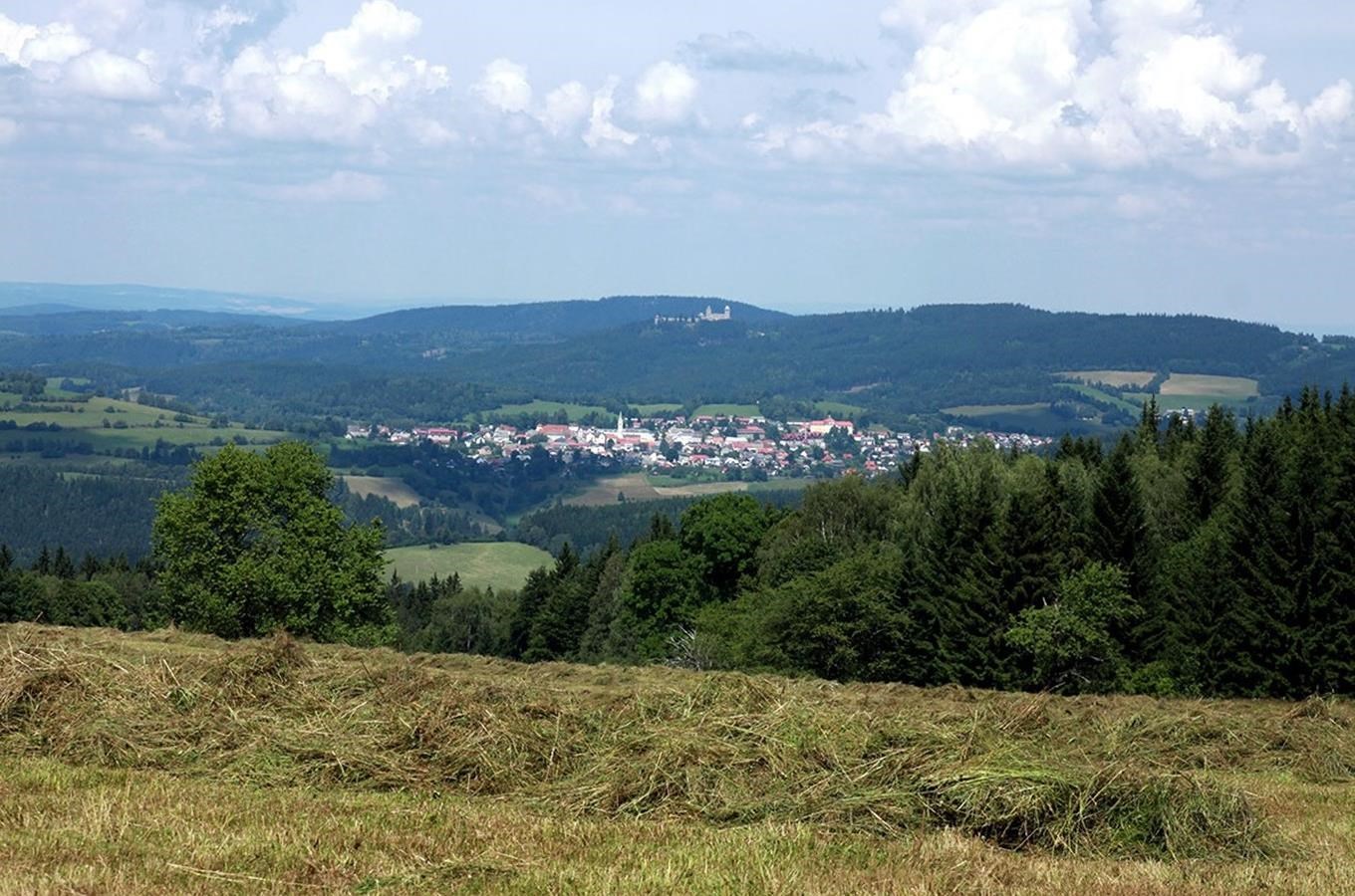 Bývalá obec Flusárna na Šumavě