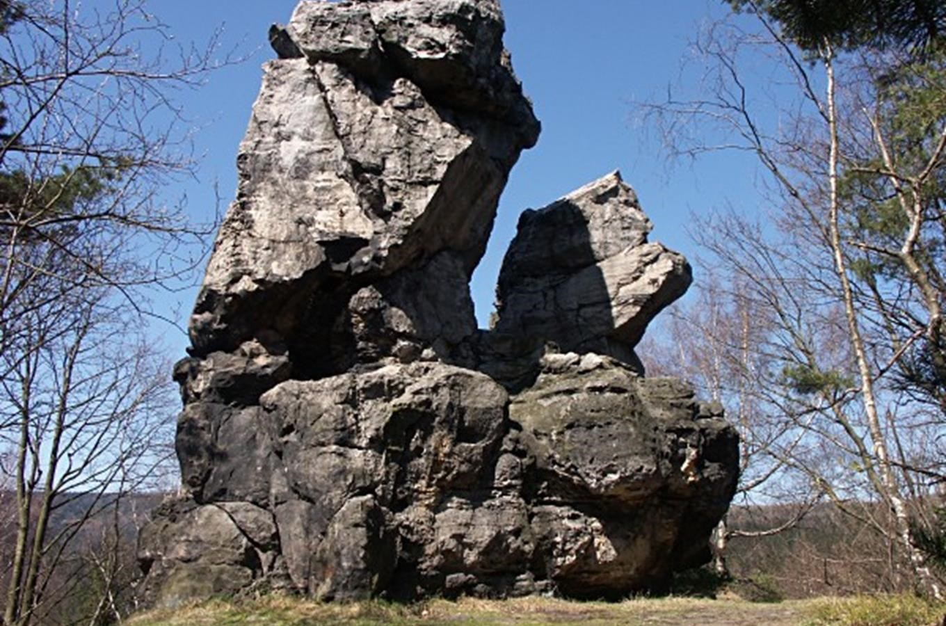 Krkavčí kameny v Lužických horách