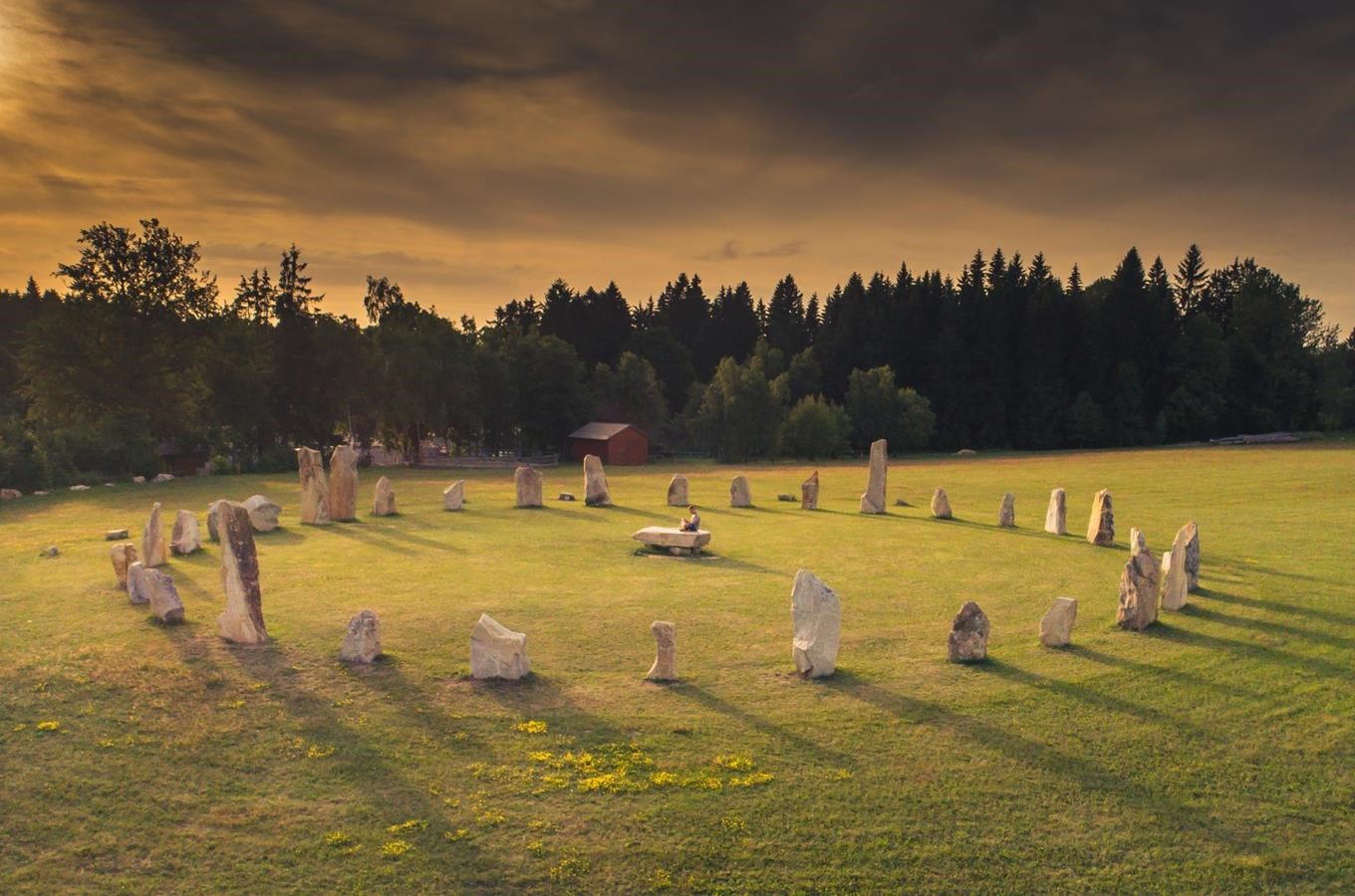 Stonehenge v resortu Svatá Kateřina - kamenný kruh druidů