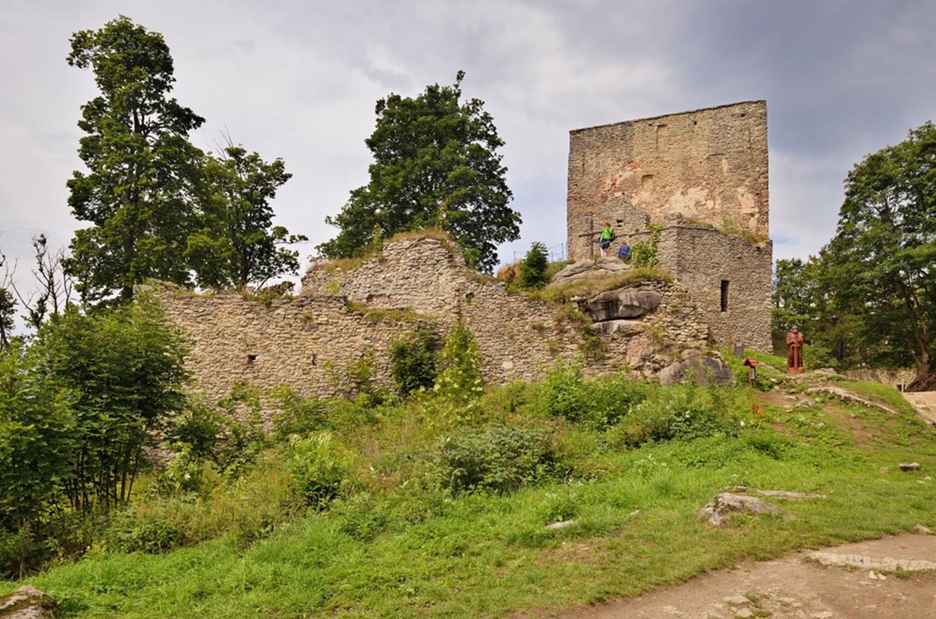 Hrad Vítkův kámen (Vítkův hrádek) - nejvýše položený hrad v České republice