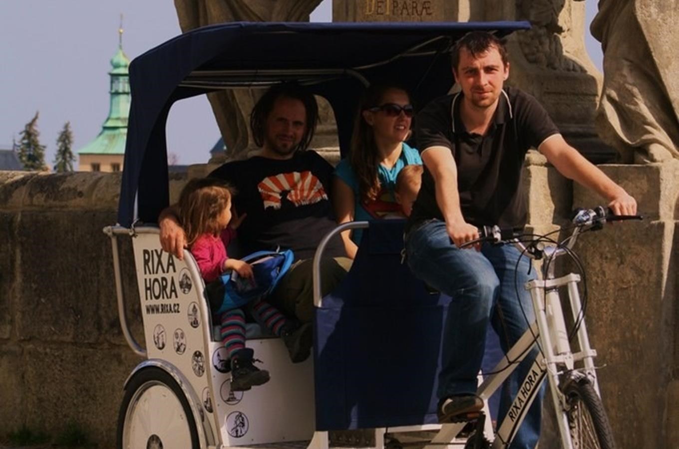 Vyhlídkové jízdy na rikše v Kutné Hoře