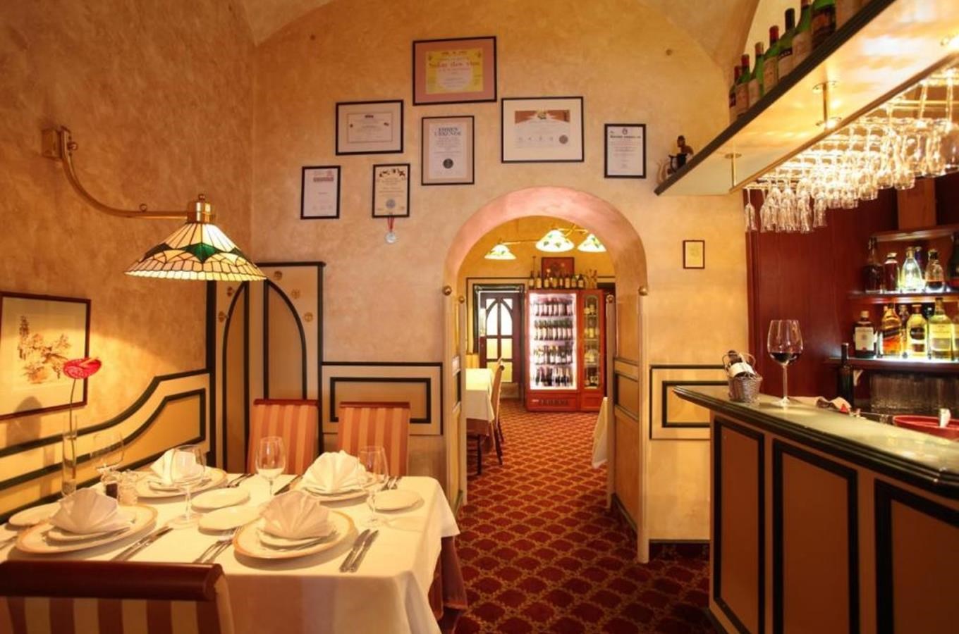 Gourmet restaurant hotelu Promenáda Karlovy Vary
