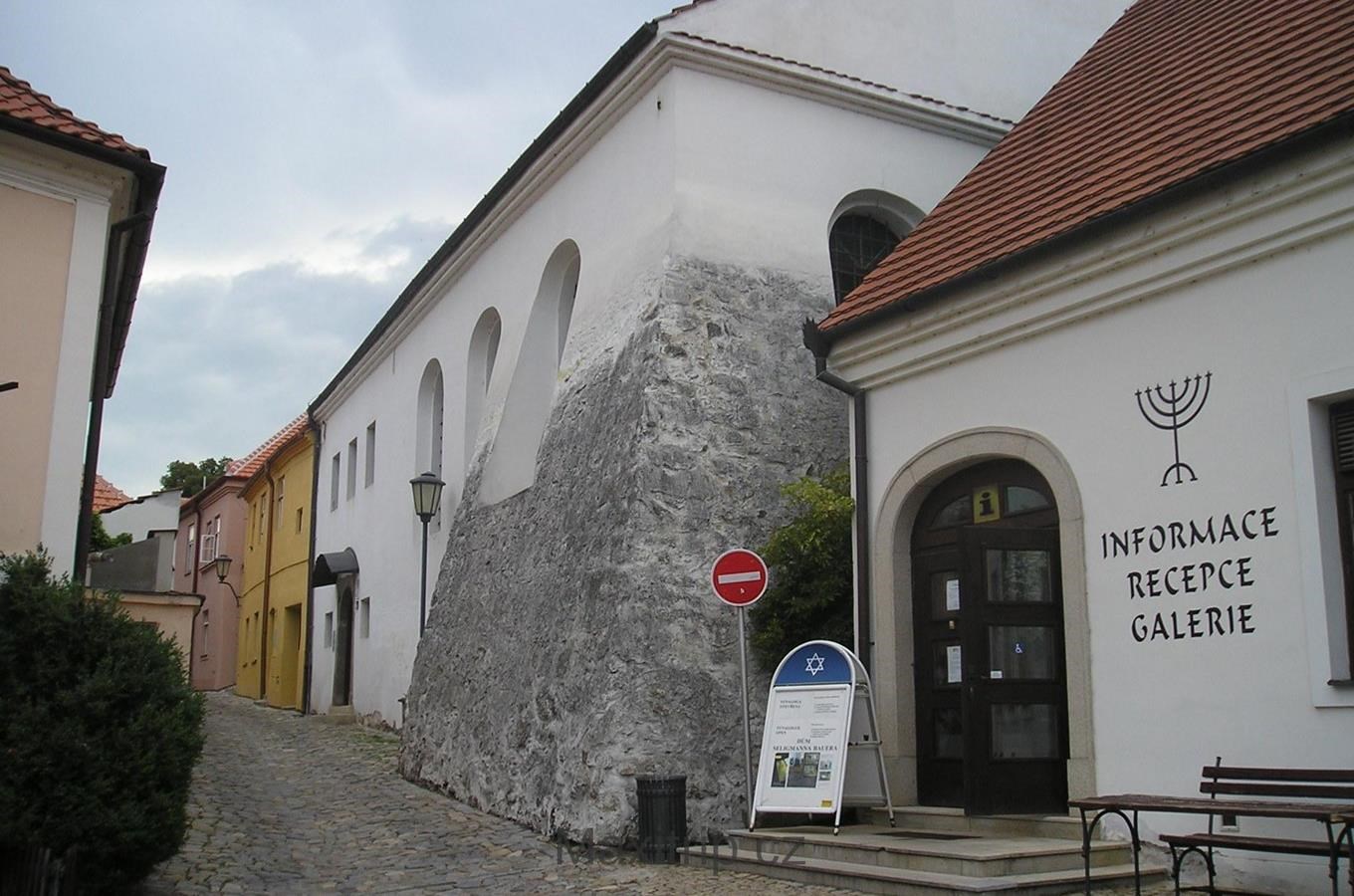 Zadní synagoga v židovském městě v Třebíči
