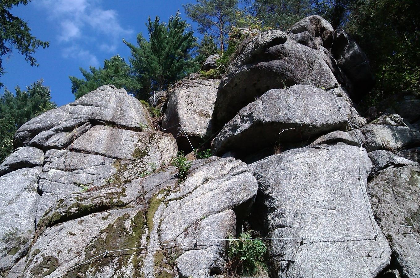 Bioferrata v Bečově nad Teplou - unikátní skalní stezka