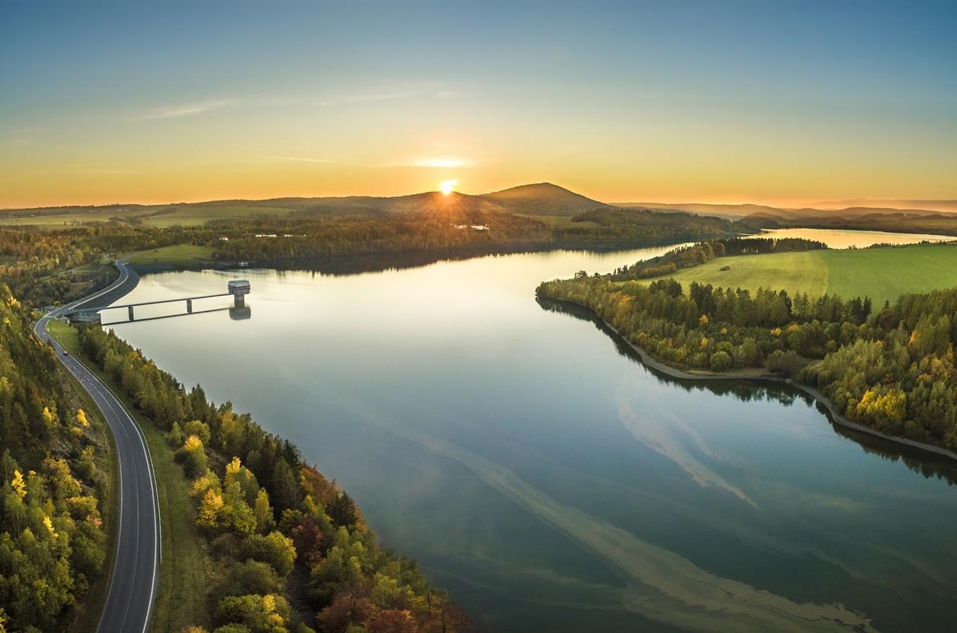 Vodní nádrž Slezská Harta - nejmladší přehrada v Česku